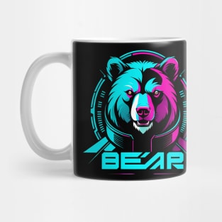 Bear Icon Cyberpunk Mug